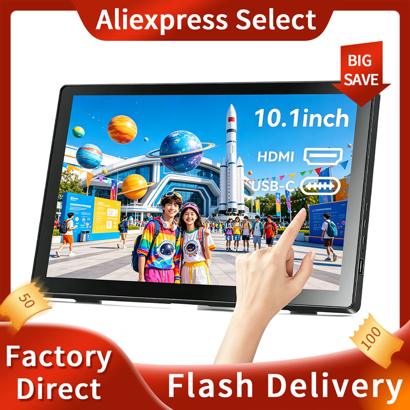 Gaming Console Images - Small Touchscreen Monitor 10.1Inch IPS Touch