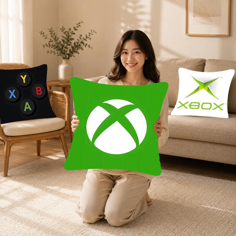 Gaming Console Cafe - console gaming X-Xbox Cushion Cover College