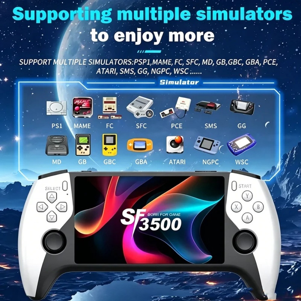 Q21 Gaming Console - SF3500 5 inch Handheld Game Console
