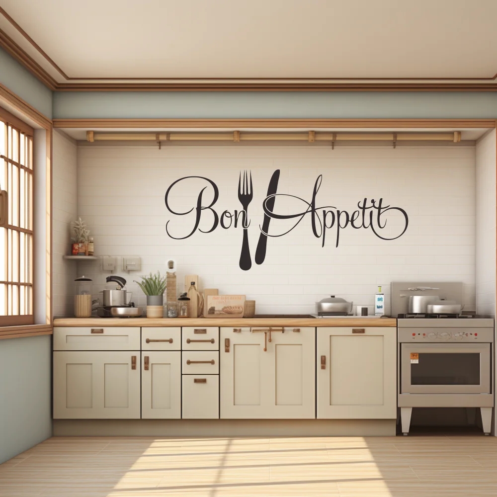 1 pc Bon Appétit with Fork and - Gaming Console Wallpaper ulasan dan harga