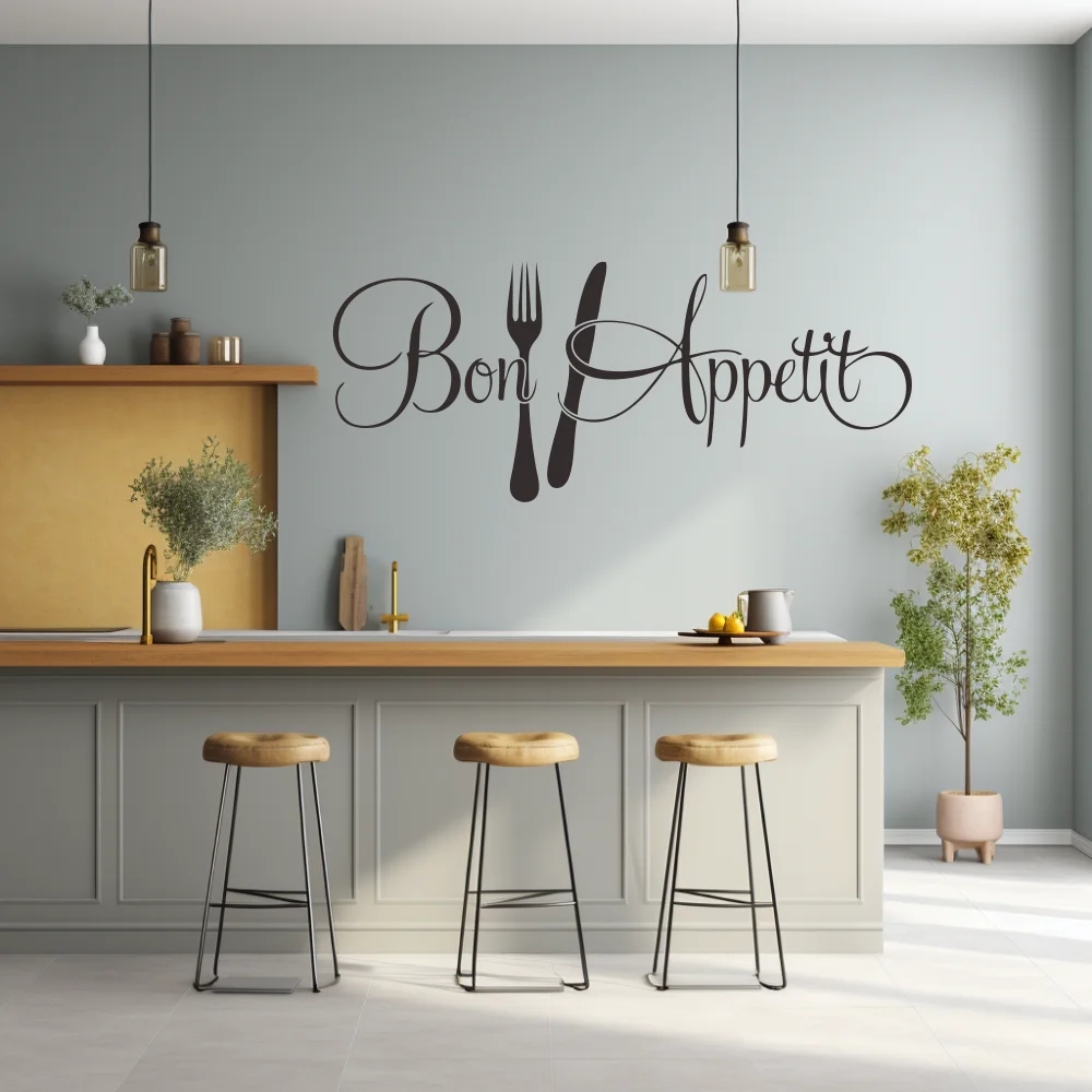 1 pc Bon Appétit with Fork and - Gaming Console Wallpaper ulasan dan harga