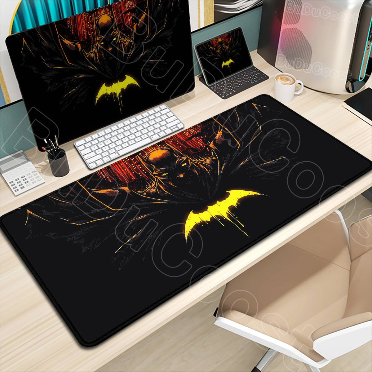 B-Batman Mouse Pad HD Large Ga - Gaming Console Portable Pc ulasan dan harga