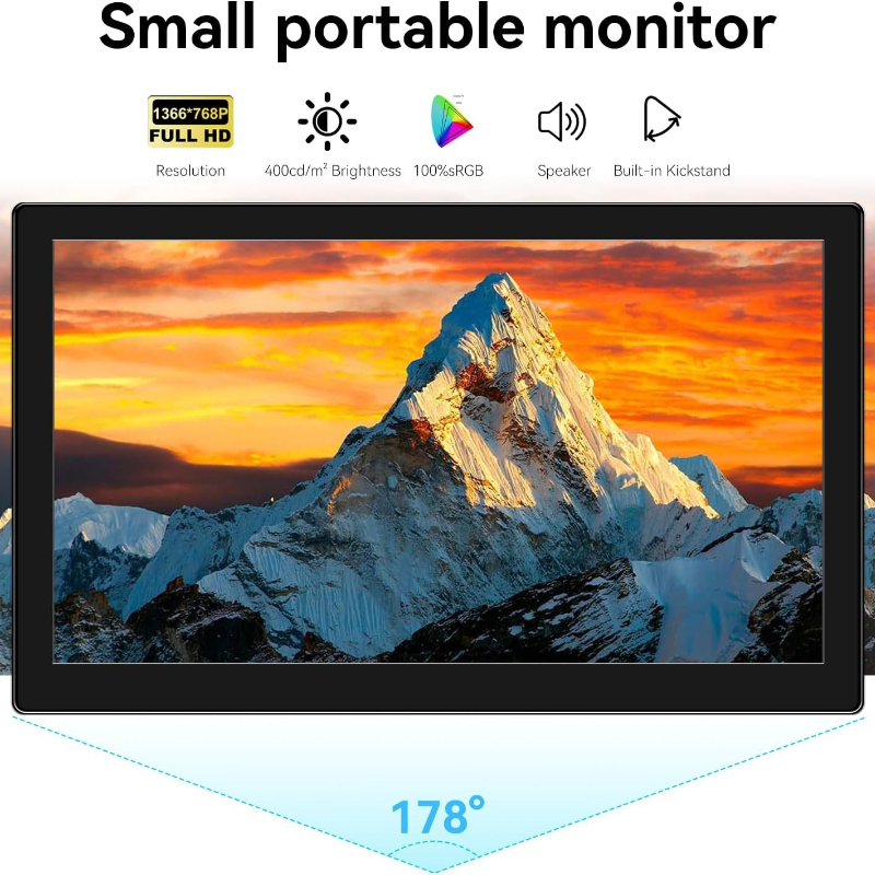 Small Touchscreen Monitor 10.1 - Gaming Console Images ulasan dan harga