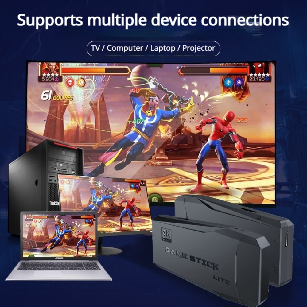 Portable 4K Retro Game Stick C - Gaming Console Sale ulasan dan harga