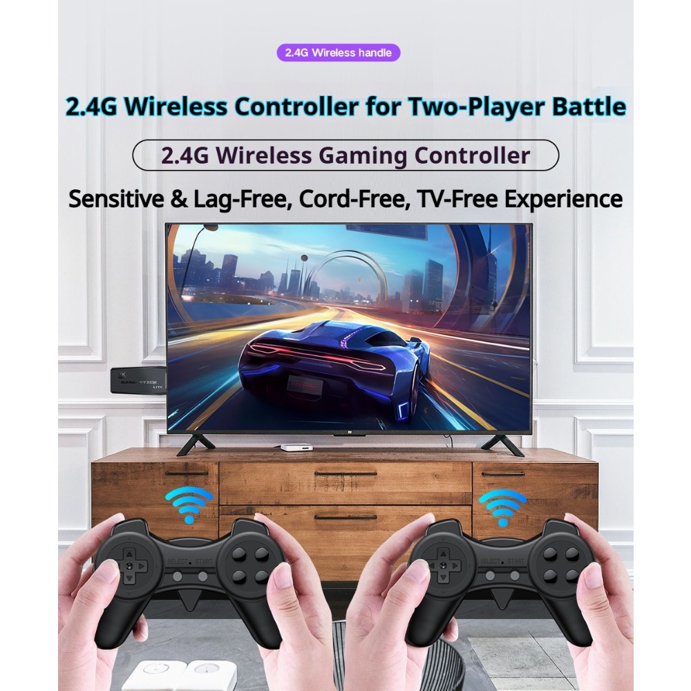Portable 4K Retro Game Stick C - Gaming Console Sale ulasan dan harga