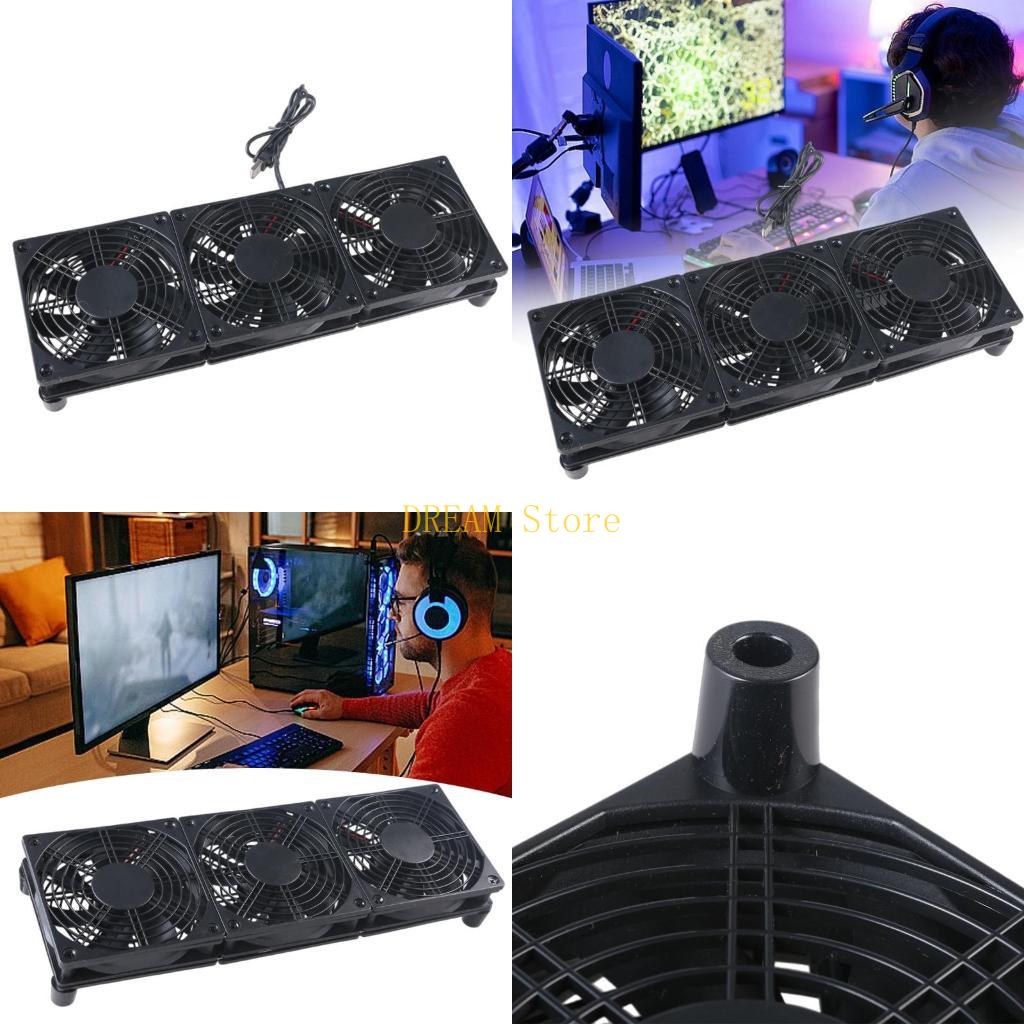 Three 120mm Oil Bearing USB Fa - Gaming Console Sale ulasan dan harga